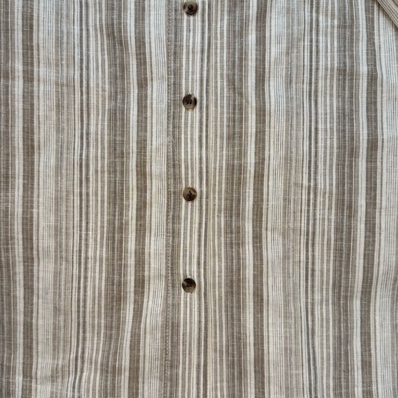 Bar III Striped Beachy Button-Front Midi Skirt, 10 - Picture 7 of 9